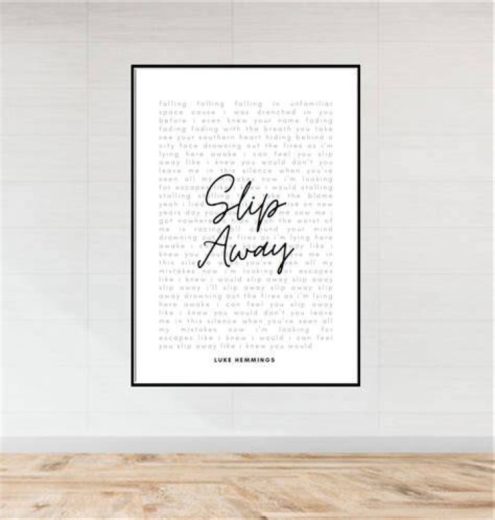 LYRICS: Luke Hemmings – Slip Away
