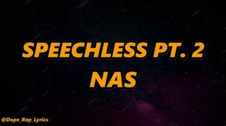 LYRICS: Nas – Speechless