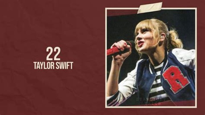 LYRICS: Taylor Swift – 22