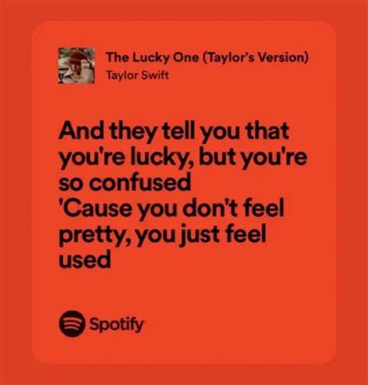 LYRICS: Taylor Swift – The Lucky One