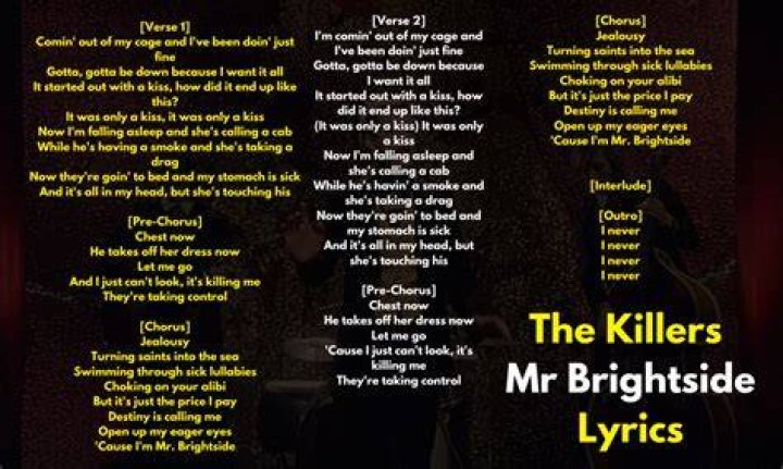 LYRICS: The Killers – Mr. Brightside