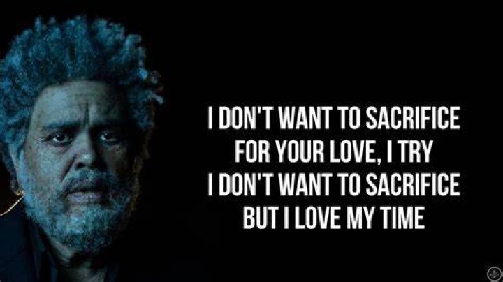 LYRICS: The Weeknd – Sacrifice