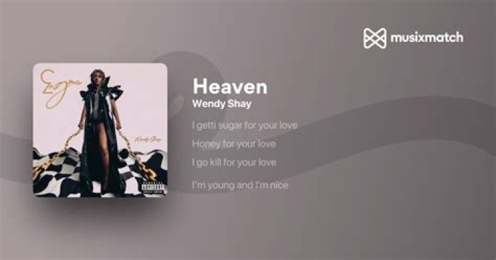 LYRICS: Wendy Shay – Heaven