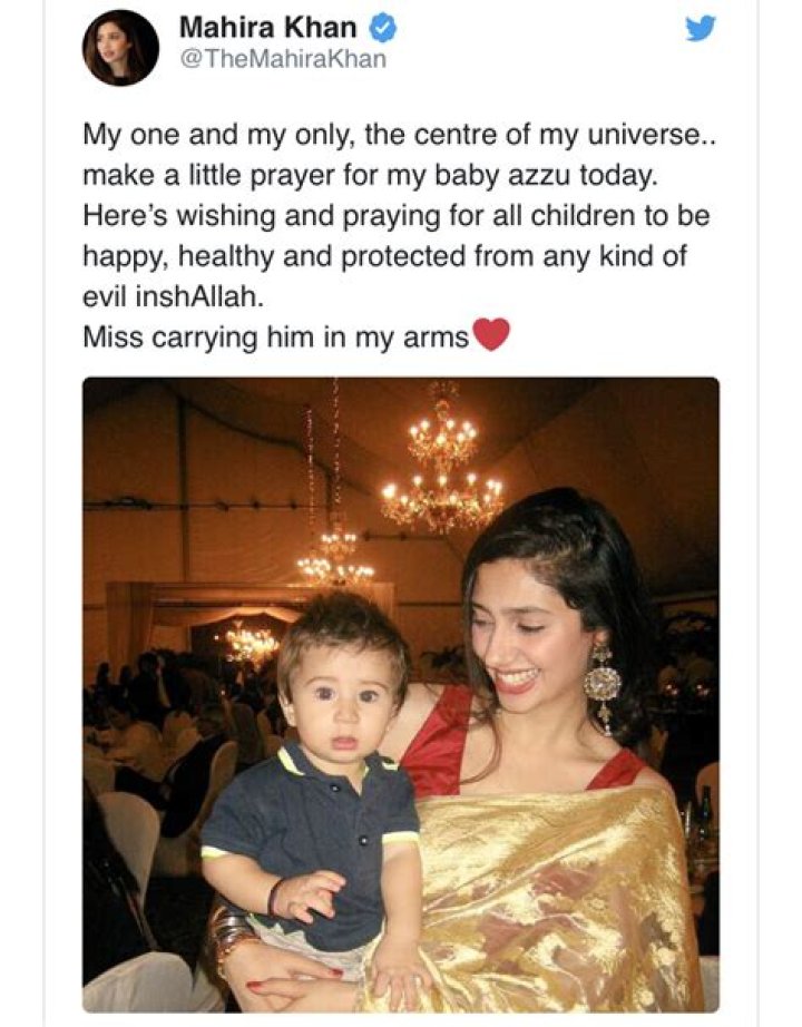 Mahira Khan Children: Meet Her Son, Azlan
