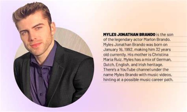 Marlon Brando Son: Meet Myles Jonathan Brando