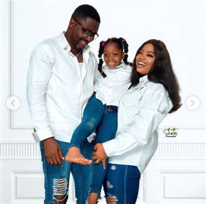 MEET The Adorable Wife And Daughter Of Popular Nollywood Actor Onny Michael