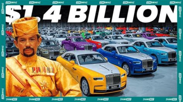Meet The King Of Brunei Who Has Over 500 Rolls Royce, Owns 7,000 Expensive Cars