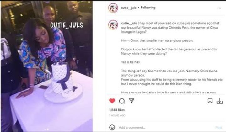 Nancy Isime Reacts As Fans Expressed Disappointment In Her After Being Accused Of Dating A Married Man