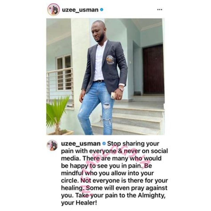Never Share Your Pain With People — Actor, Uzee Usman