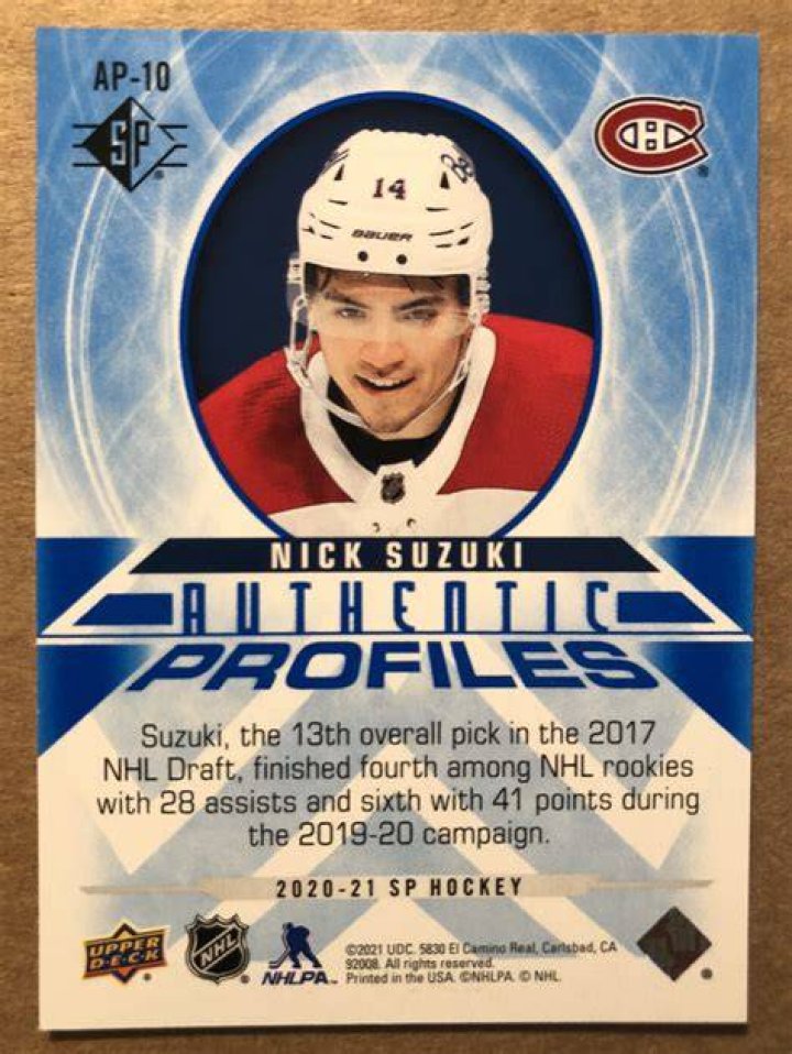 Nick Suzuki Net Worth: How Much Is Nick Suzuki Worth?