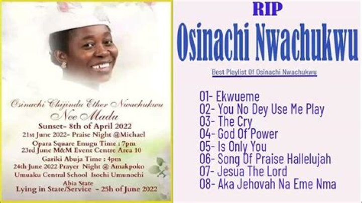 Osinachi Nwachukwu: Why I Have Not Been To Church In 8yrs — Blessing Okoro
