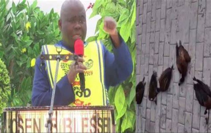 Pastor Lazarus Muoka And Members Worship God As 6 Big “Strange” Birds Are Found Dead At The Altar Of The Church’s Headquarters In Lagos (VIDEO)