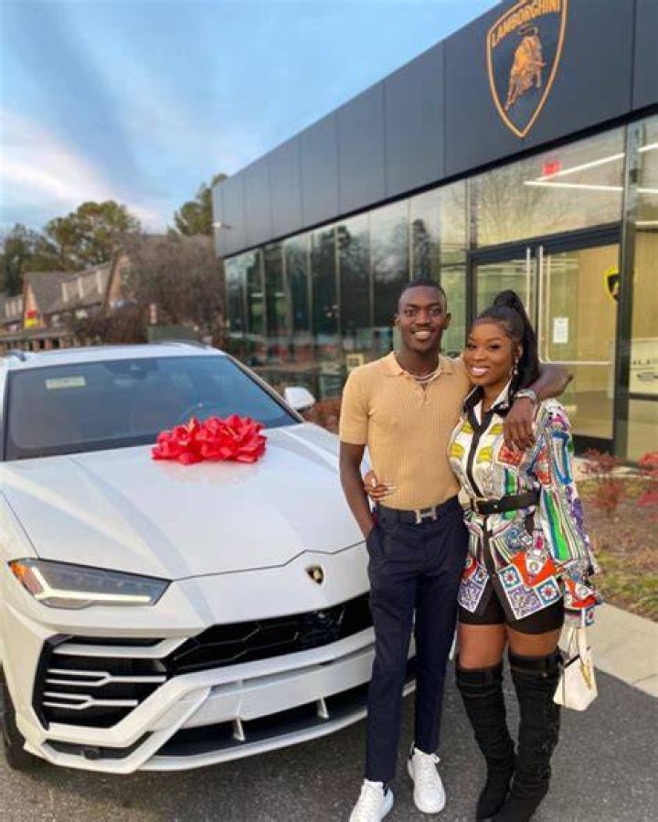 Popular Businessman, Boniface Ogunti Gifts Girlfriend A Brand New Lamborghini (Photos)
