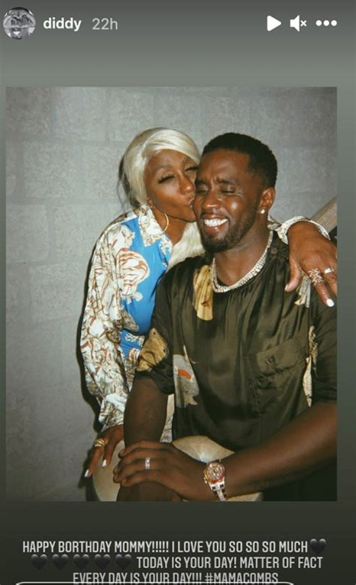 Puff Diddy Gifts His Mom A $1 Million Cheque & A Bentley On Her 80th Birthday
