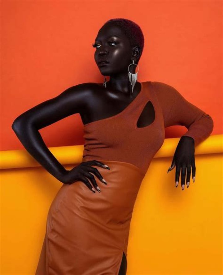 QUEEN OF THE DARK – See Recent Photos Of Nyakim Gatwech, The Lady Who Has An Extremely Dark Skin Tone (Photos)