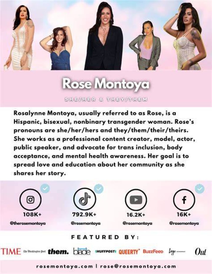 Rose Montoya Social Media
