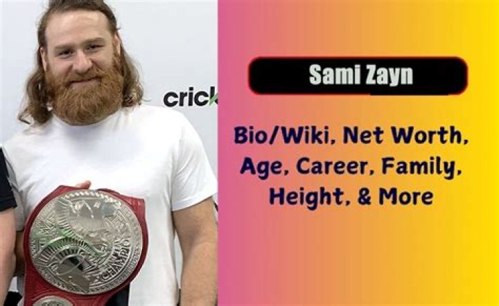 Sami Zayn: Biography, Age, Career, Net Worth, Height