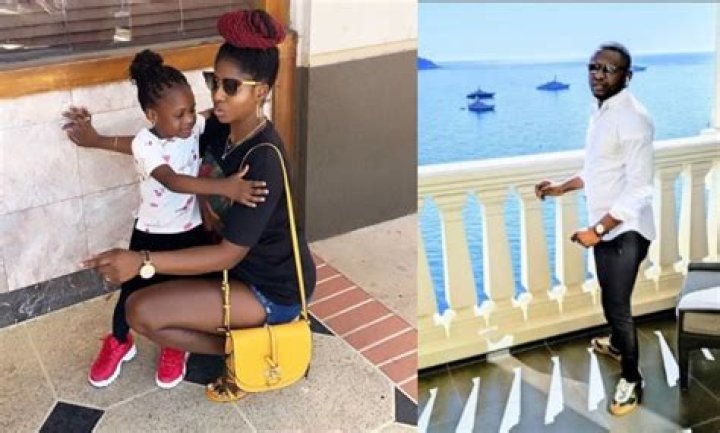 ‘She Took It From Her Father’- Ubi Franklin’s Baby Mama, Sandra Tells An IG User Who Observed How Their Daughter Loves To Suck Breasts