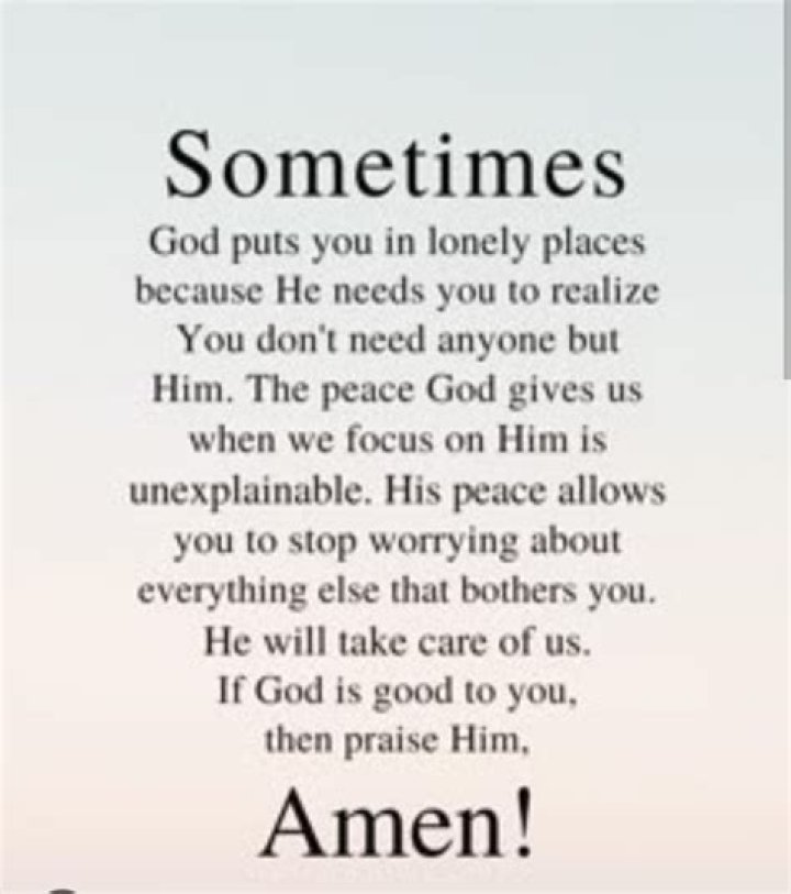 ‘Sometimes God Puts You Alone At Places In Order To Realize You Need Him Alone & Nobody Else’ – Toke Makinwa