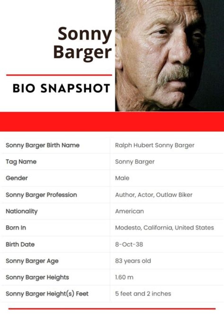 Sonny Barger Bio, Wiki, Age, Career, Wife, Children, Cause of death and Net Worth