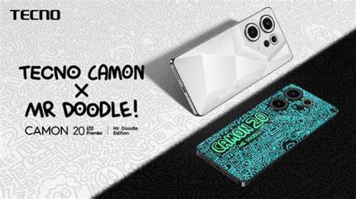 TECNO Launches CAMON 20 Series Mr Doodle Edition With World-First Back Cover Adorned With Graffiti-Style Art.