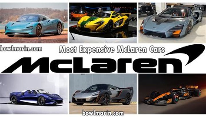 The 10 Most Expensive McLaren Cars in the World Ever Sold