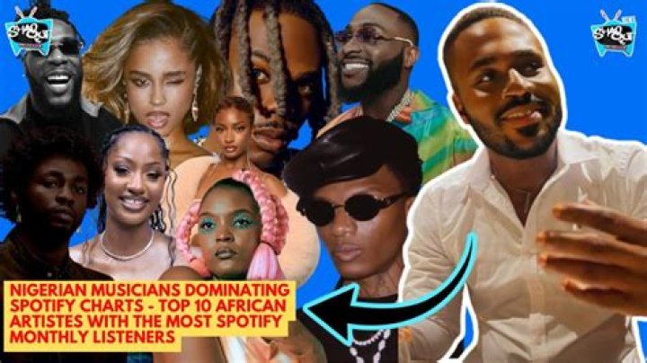 Top 10 African Artistes With Most Spotify Monthly Listeners