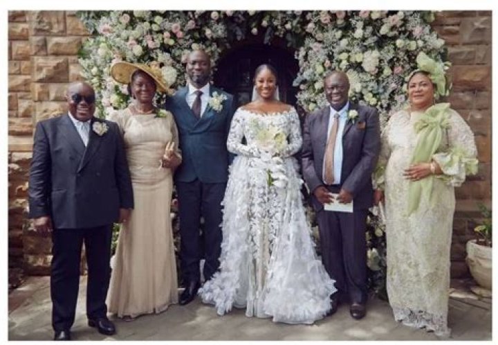Unseen Magnificent Photos From The White Wedding Of Nana Addo’s Daughter, Edwina Dokua Akufo