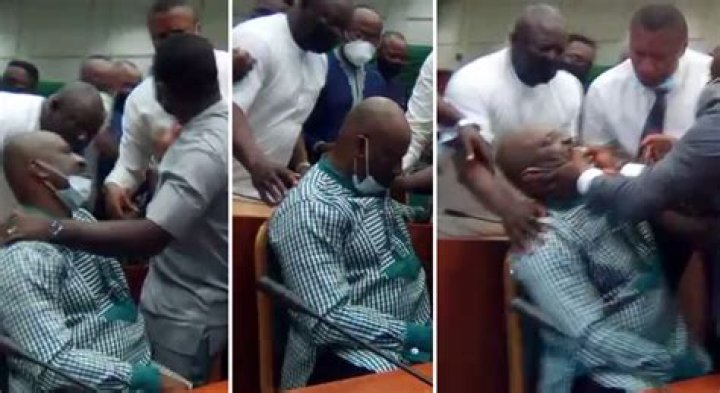 Video: NDDC Boss, Prof Daniel Pondei Collapse As They Probe Him Over illegal spending