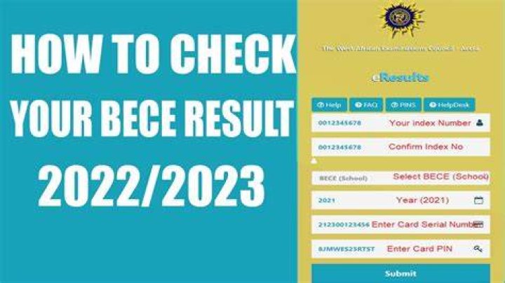 WAEC BECE RESULTS: How To Check BECE Results 2023