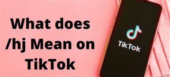 What does /HJ and /J mean on TikTok: All You Need To Know