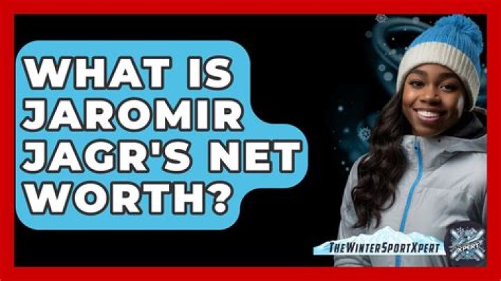 What is Jaromir Jagr’s Net Worth?