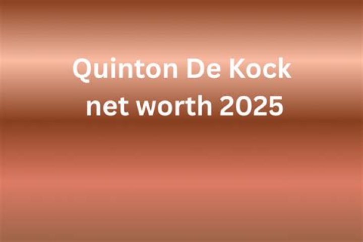 What Is Quinton de Kock’s Net Worth?