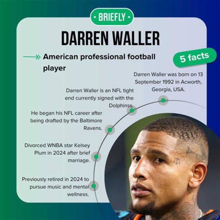 Who are Darren Waller Siblings? Meet his sister, Dean Waller