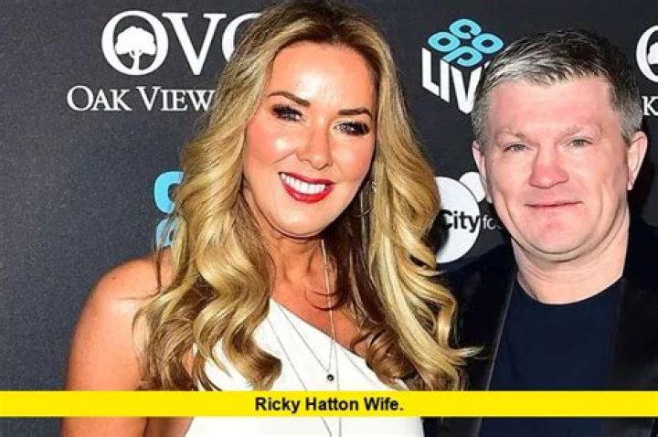 Who Is Ricky Hatton's Wife?