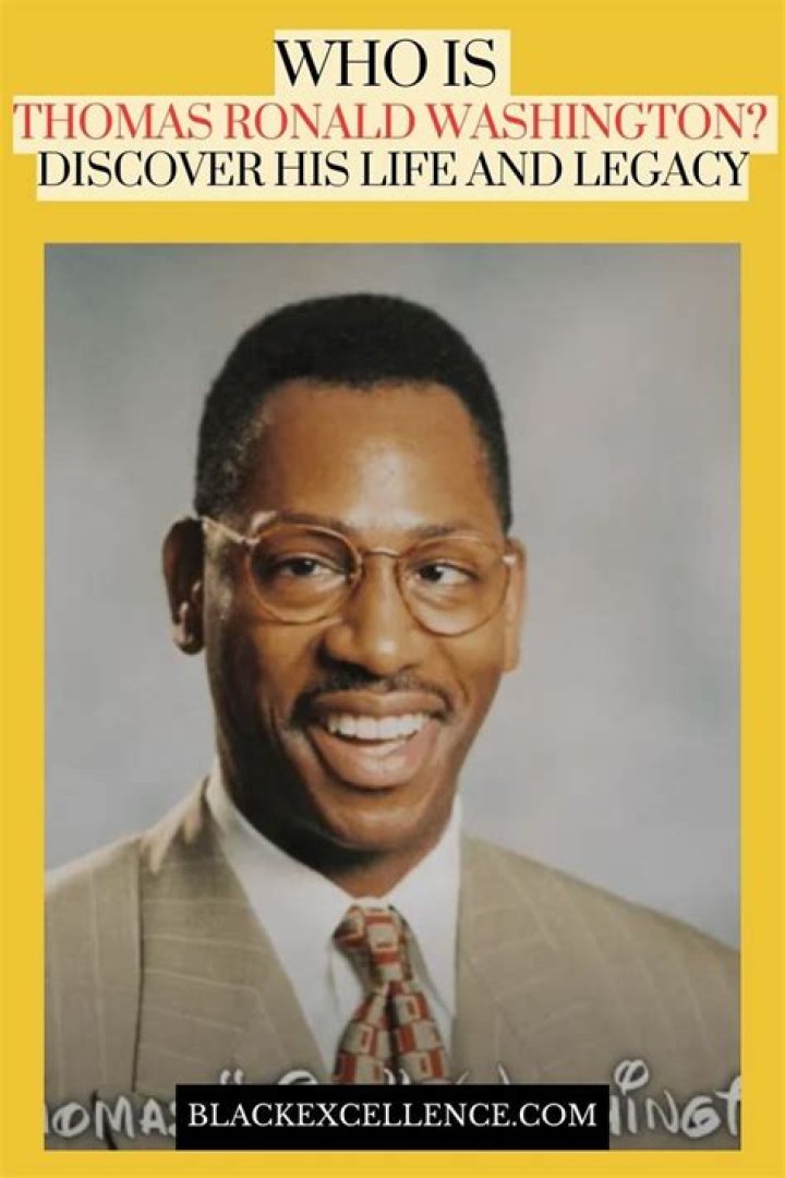 Who Is Thomas Ronald Washington?