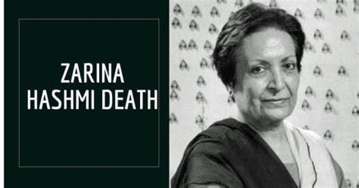 Zarina Hashmi Death: What Killed Zarina Hashmi?